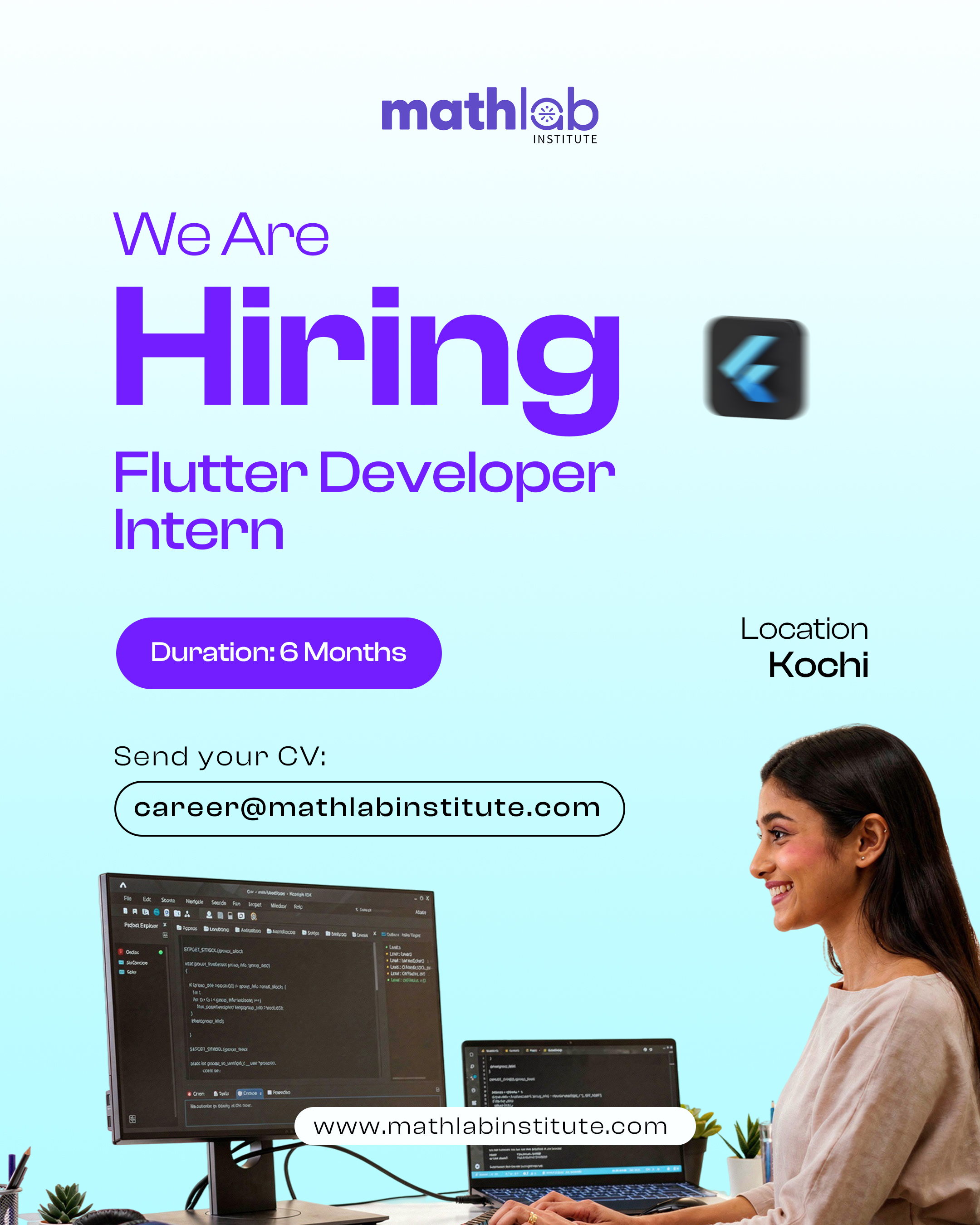 We are hiring: Flutter Developer Intern at Mathlab Institute